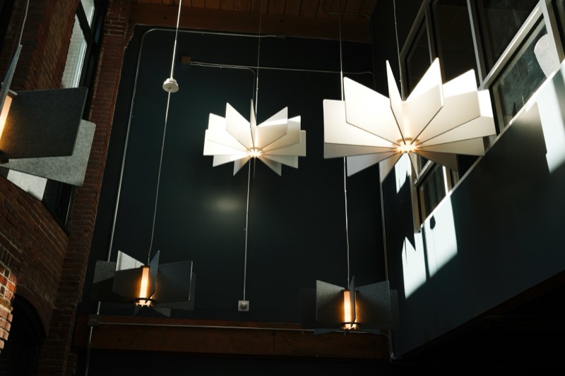 Abstract image of a lighting fixture